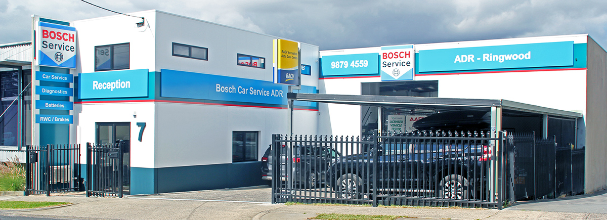 Cars At Bosch Car Service Ringwood About To Receive Brake Service And Repairs